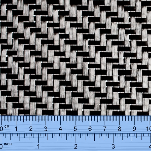 400g 2x2 Twill Weave Carbon Fibre Cloth - 1m wide